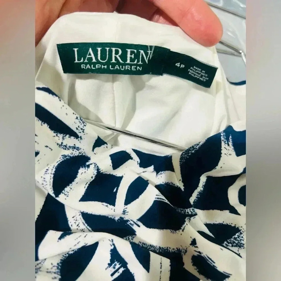 Ralph Lauren  Blue and White Dress size 4P - Picture 8 of 13
